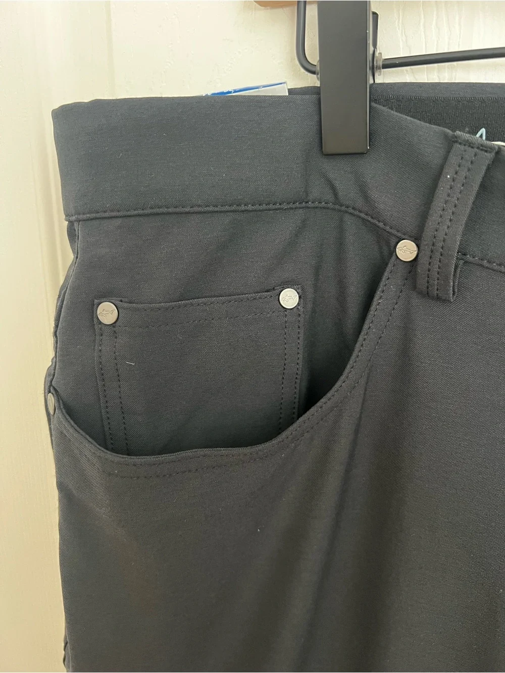 Greg Norman Collection Men's Black Chinos
